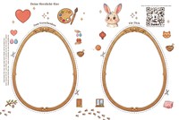 Vorschau der Herzlicht-Eier Ausmalvorlage